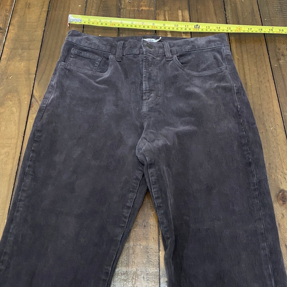 Faherty Organic Cotton Soft Stretch Cord Flare Pants Wmns 28 Brown Bootcut Boho - Picture 6 of 9